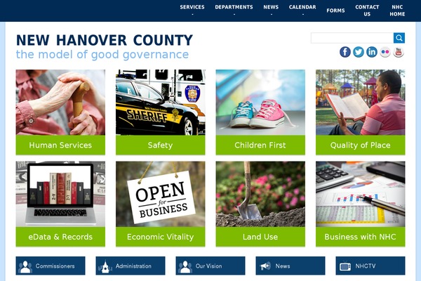 NHC theme websites examples