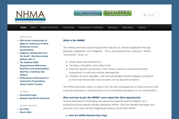 WordPress website example screenshot
