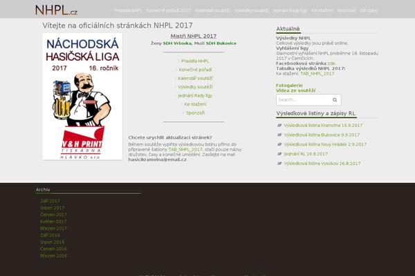 nhpl.cz site used fGreen