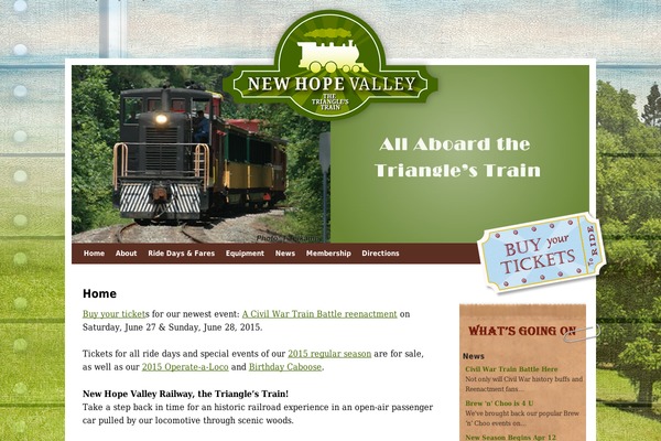 WordPress website example screenshot