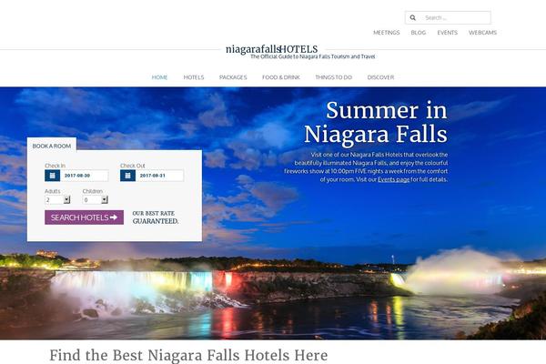 Waterpark theme site design template sample