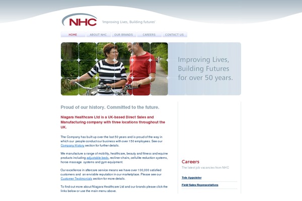 WordPress website example screenshot