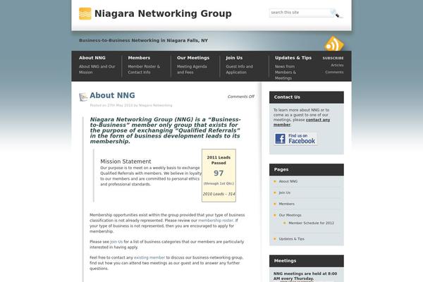 niagaranetworking.com site used Organic Theme