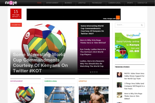 ColorMag theme site design template sample