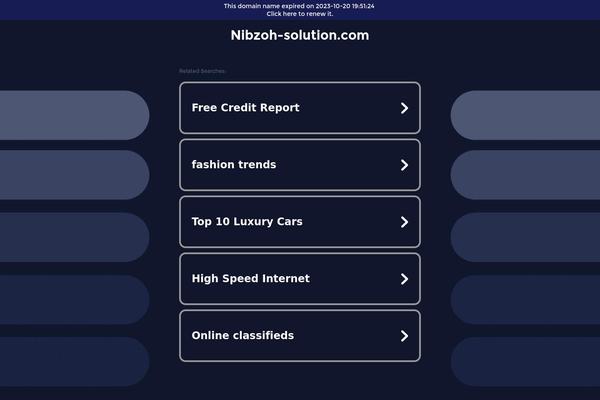 nibzoh-solution.com site used Global Logistics