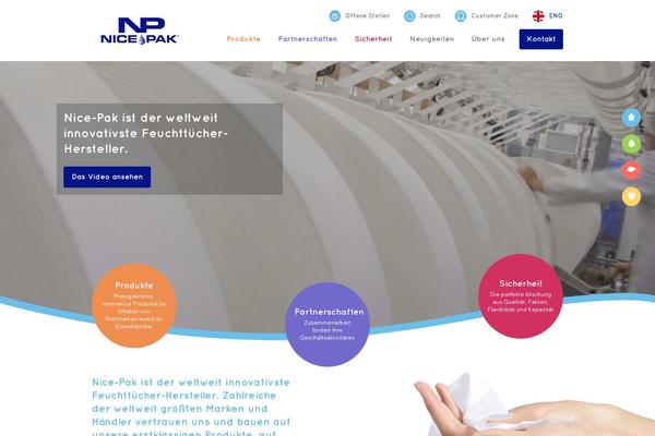 nice-pak.de site used Nice-pak