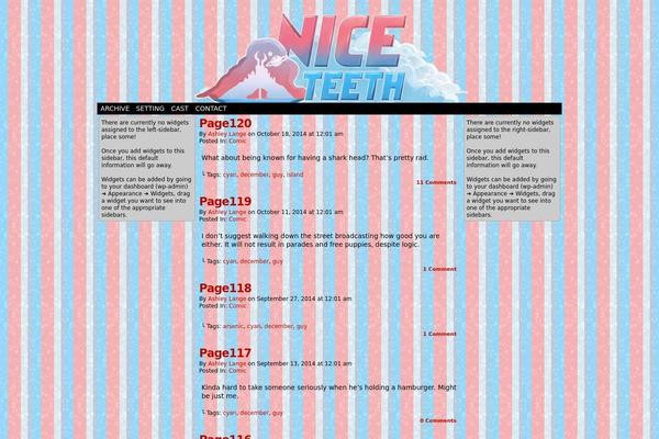 ComicPress theme site design template sample