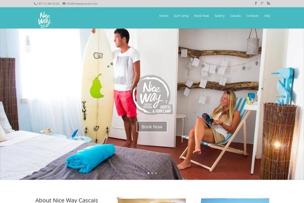 Divi theme site design template sample