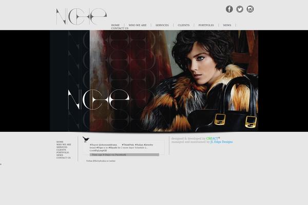 Niche theme site design template sample