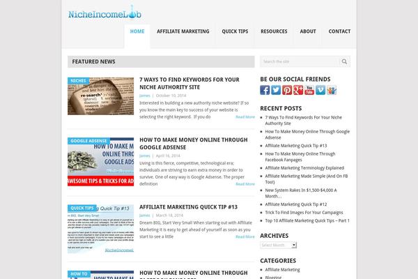Site using CommentLuv plugin
