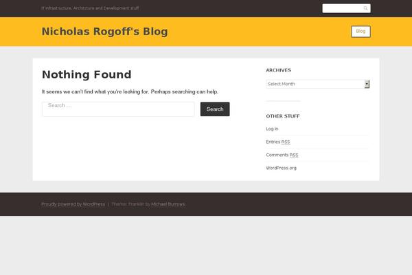 WordPress website example screenshot