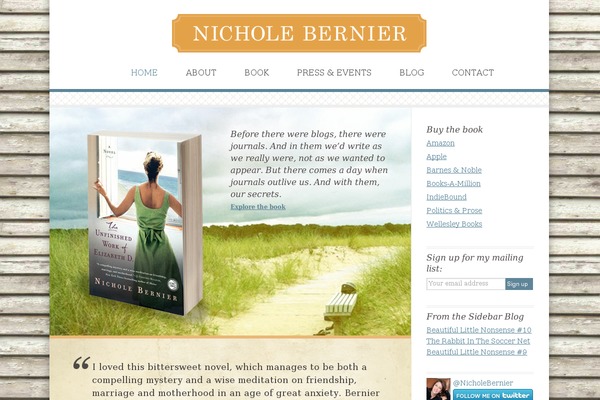 nicholebernier.com site used Nichole-bernier