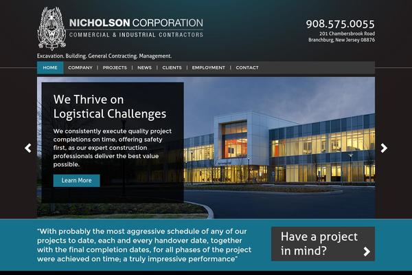 nicholsoncorp.com site used Nc