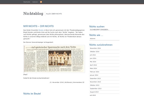 WordPress website example screenshot