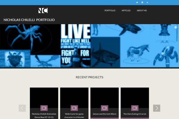 Anchorarto theme site design template sample