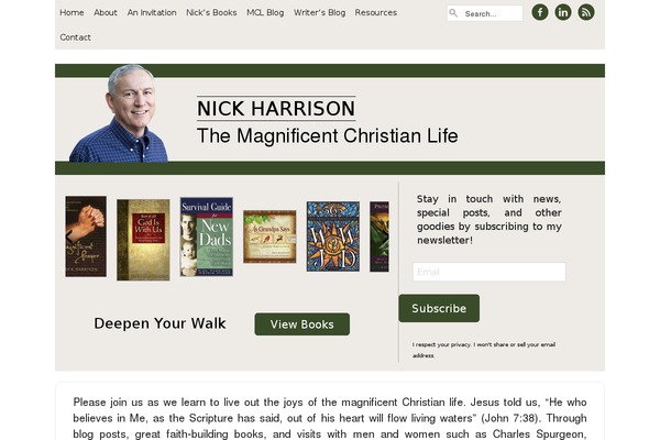 Site using MyBookTable Bookstore by Author Media plugin