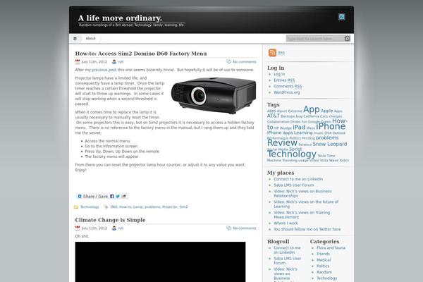 WordPress website example screenshot