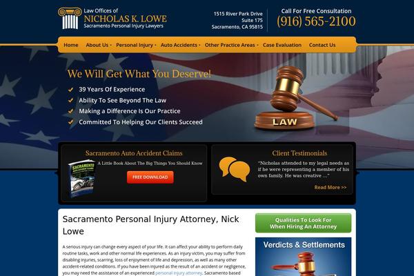 nicklowelaw.com site used Spk-lawyers