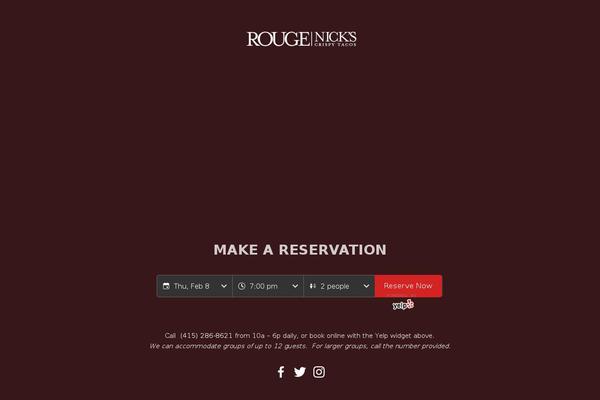 rouge theme websites examples