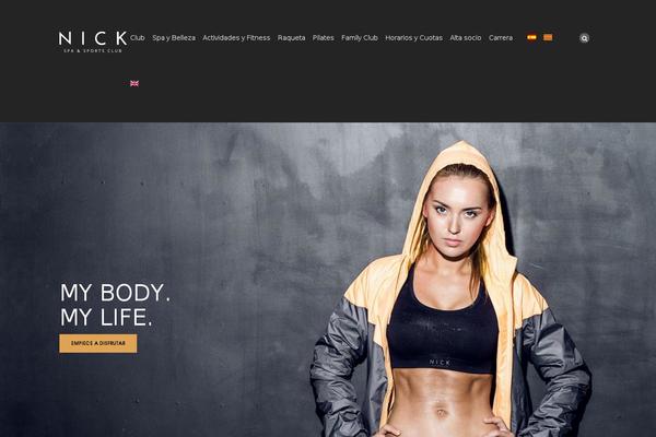 Athlete theme site design template sample