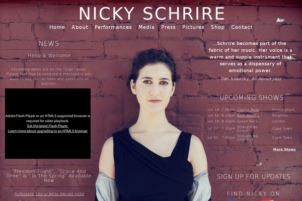 nickyschrire.com site used Nickyschrire