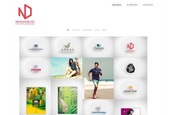 nicolasdecet.com site used Kuverta-minimal-portfolio