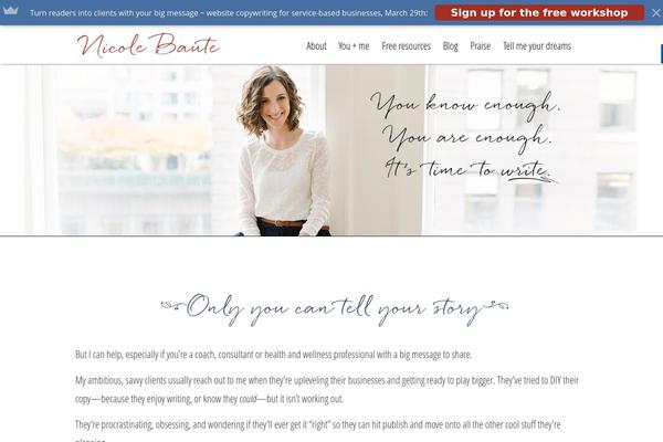 Site using Click To Tweet plugin