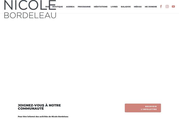 nicolebordeleau.com site used Divi-child-nicole
