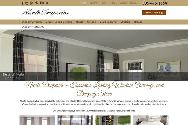 nicole WordPress theme, websites list used nicole theme nicole theme websites examples