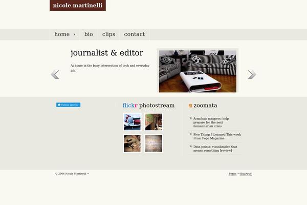 WordPress website example screenshot