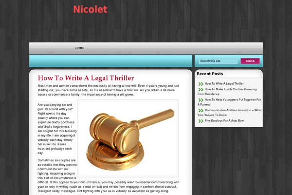 nicolet-1988.com site used Director Theme