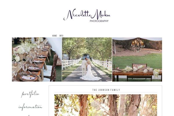 Prophoto4 theme site design template sample