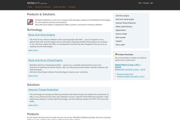 WordPress website example screenshot