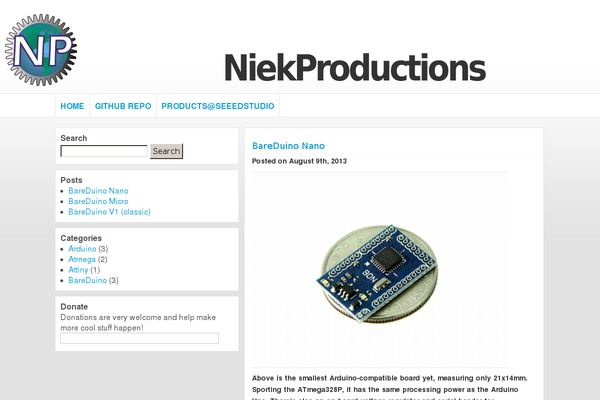 niekproductions.com site used Acosmin5
