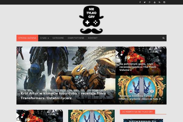 Eximious Magazine theme site design template sample