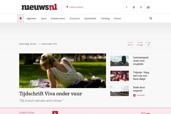 nieuws.nl site used Nieuws_hoofd