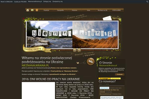 nieznanaukraina.pl site used Nù