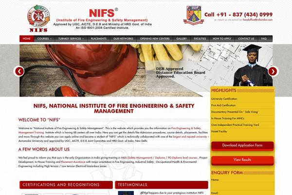 nifsindia.net site used iAcademy