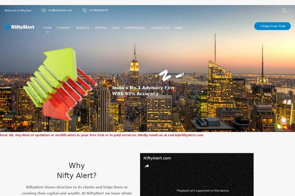 alert theme websites examples