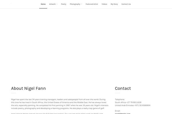 Grandportfolio theme site design template sample