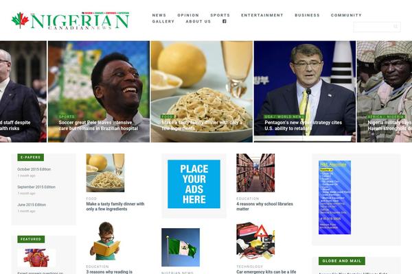 nigeriancanadiannews.ca site used Maxi