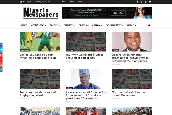 nigerianewspapers.com.ng site used Zox-news