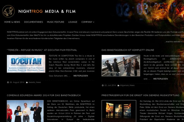 WordPress website example screenshot