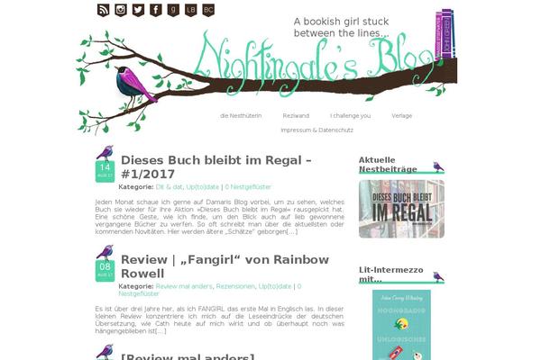 Nightingale theme site design template sample
