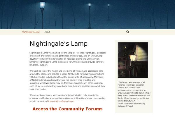 Twenty Thirteen theme site design template sample