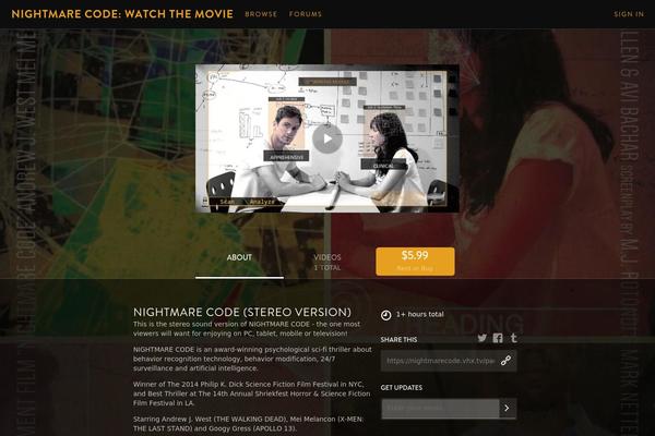 WordPress website example screenshot