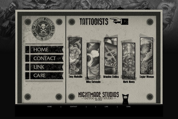 nightmarestudiostattoo.com site used Tattoo-wp