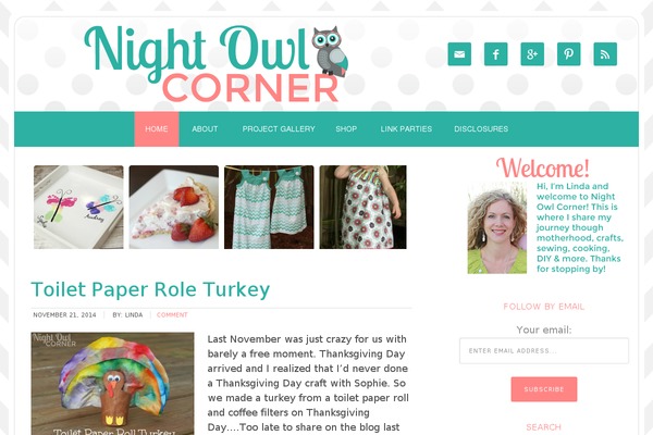 nightowlcorner.com site used Modern Blogger Pro