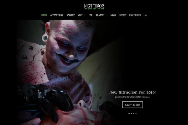 Divi theme site design template sample