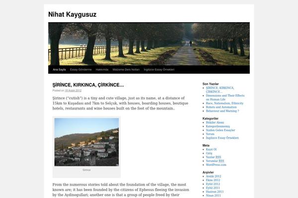 WordPress website example screenshot